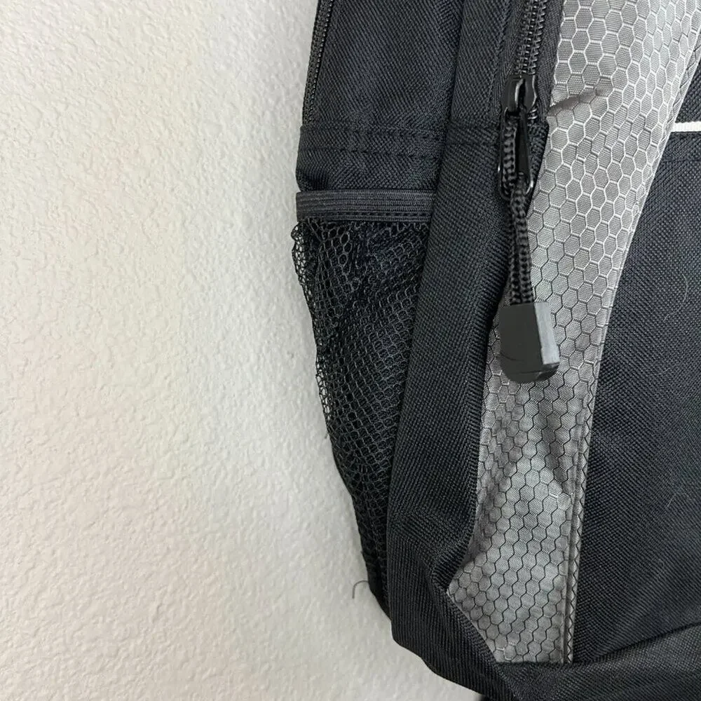 Higginbotham Port Authority‎ Contrast Honeycomb Backpack Black & Gray